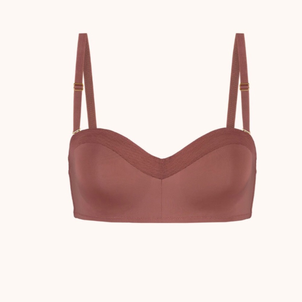 Lively No Wire Strapless in Umber 36C